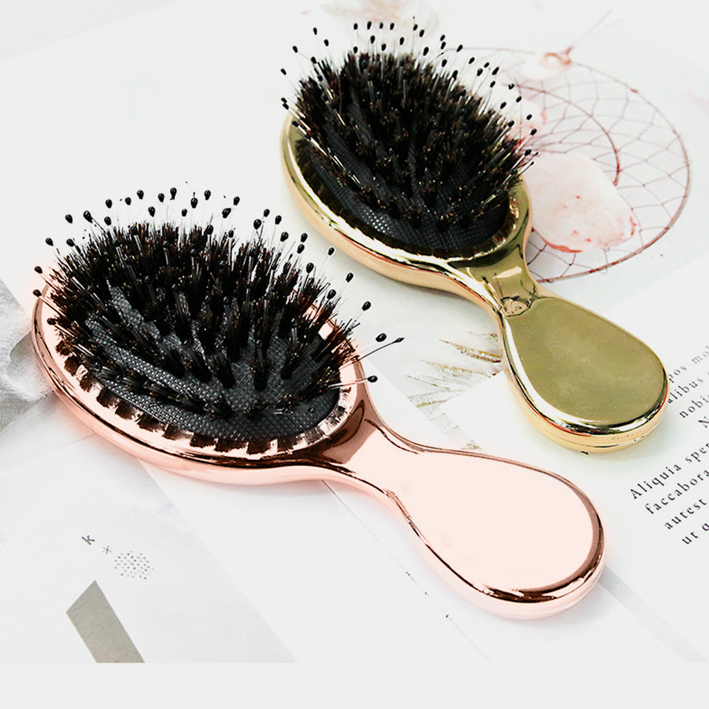 Travel Size | Mini Boar Bristle Hair Brush