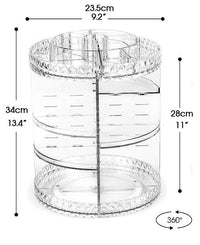 Rotating Beuaty Organizer- Without Trouble in Digging Through Drawer